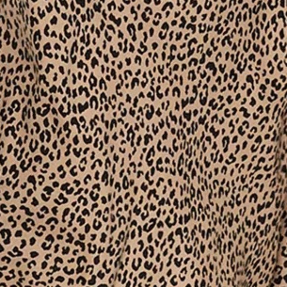 SO Juniors Leopard Print Midi Rayon High-Low Hem Slip Skirt Small - Picture 2 of 3